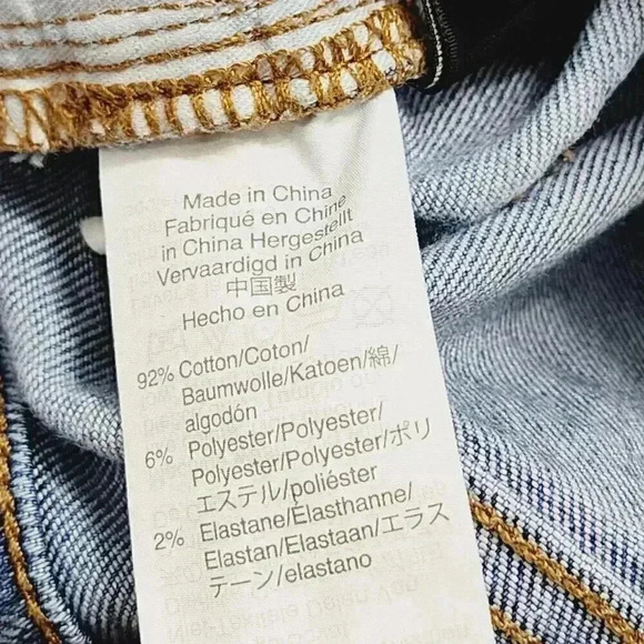 Madewell 9" High rise Skinny Distressed Women's Jeans Raw hem 26 9114 - Picture 7 of 8